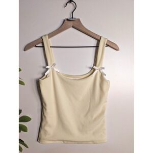 Gaze Pale Yellow Tank Sz M